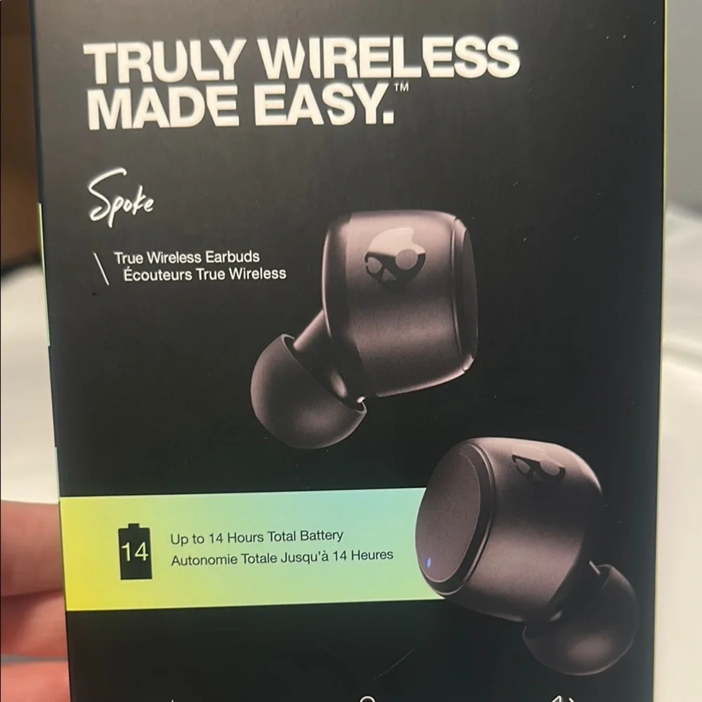 Skullcandy Black Wireless Headset with Easy Connectivity